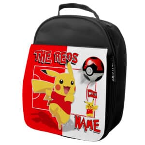 Personalised Liverpool Pokemon Football School Lunch Bag PF36