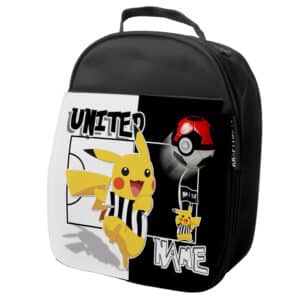 Personalised Newcastle Pokemon Football School Lunch Bag PF36A