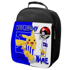 Personalised Sheffield Wednesday Pokemon Football School Lunch Bag PF47