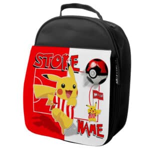 Personalised Stoke Pokemon Football School Lunch Bag PF49
