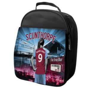 Women's Football Scunthorpe Personalised Girls School Lunch Bag WF113