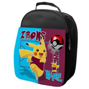 Personalised West Ham Pokemon Football School Lunch Bag PF55