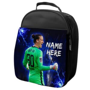 Personalised Ann-Katrin Berger Womens Football Chelsea School Lunch Bag NL54