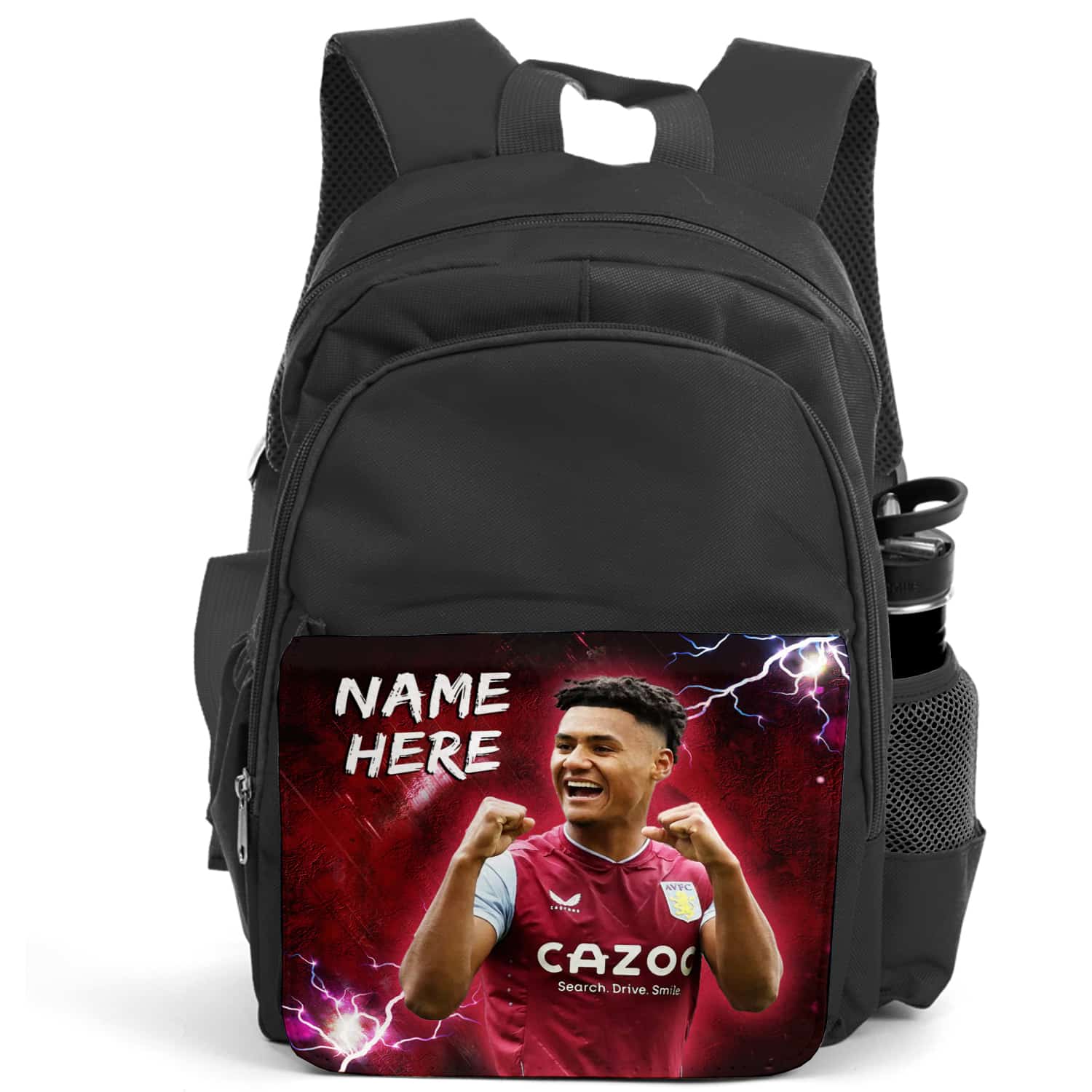 Personalised Watkins Villa Football Player Backpack NL48 - Personalised ...