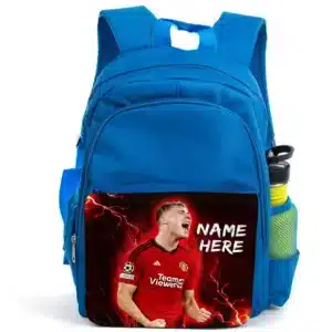 Personalised Hojlund Manchester Football Player Backpack NL80