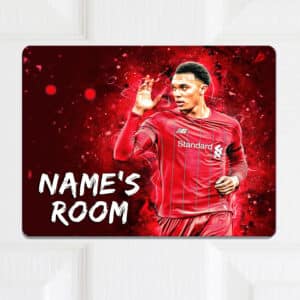 Personalised Alexander-Arnold Liverpool Football Kids Bedroom Door Sign NLD18