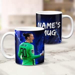 Personalised Ann-Katrin Berger Womens Football Chelsea Mug NLM54