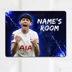 Personalised Ashley Neville Womens Football Spurs Girls Bedroom Door Sign NLD56