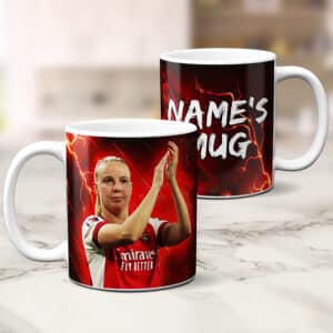 Personalised Beth Mead Womens Football Arsenal Mug NLM57