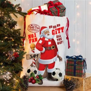 Personalised Bristol City Football Christmas Sack CFS11