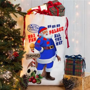 Personalised Crystal Palace Football Christmas Sack CFS22