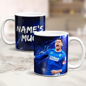 Personalised Tavernier Rangers Football Mug NLM44