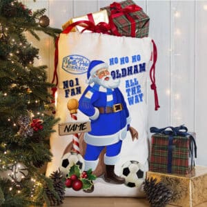 Personalised Oldham Football Christmas Sack CFS51