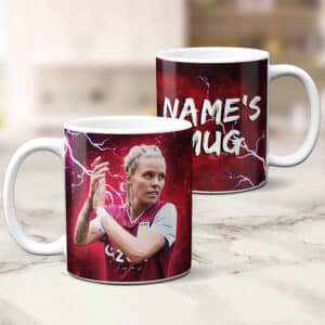 Personalised Rachel Daly Womens Football Aston Villa Mug NLM75