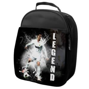 Ronaldo Juventus Football Black School Lunch Bag LG04