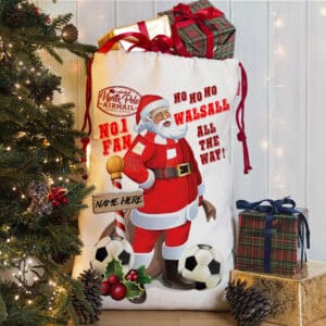 Personalised Walsall Football Christmas Sack CFS63