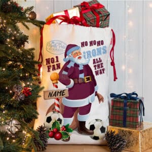 Personalised West Ham Football Christmas Sack CFS65