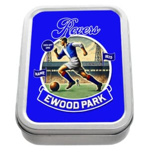 Personalised Blackburn Football Nostalgia Tobacco Tin NFV06