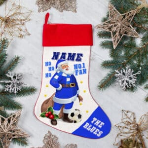 Personalised Chelsea Football Christmas Stocking FXS16