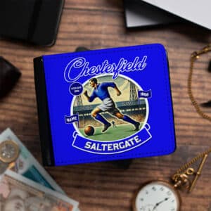 Personalised Chesterfield Vintage Nostalgia Football Wallet NFW19