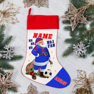 Personalised Crystal Palace Football Christmas Stocking FXS19