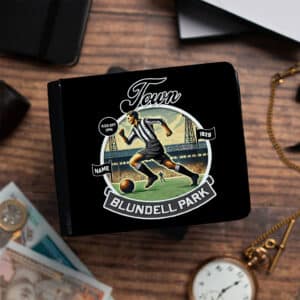 Personalised Hartlepool Vintage Nostalgia Football Wallet NFW36