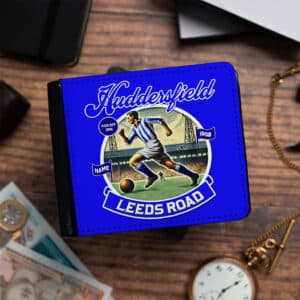 Personalised Huddersfield Vintage Nostalgia Football Wallet NFW41