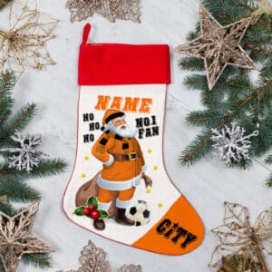 Personalised Hull City Football Christmas Stocking FXS37