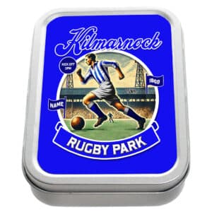 Personalised Kilmarnock Football Nostalgia Tobacco Tin NFV44