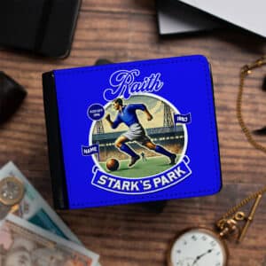 Personalised Raith Vintage Nostalgia Football Wallet NFW71