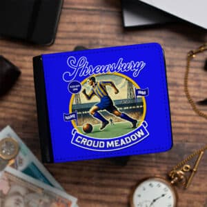 Personalised Shrewsbury Vintage Nostalgia Football Wallet NFW78