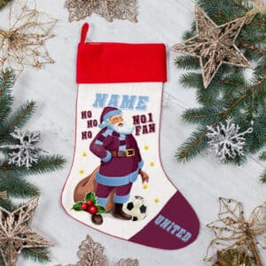 Personalised West Ham Football Christmas Stocking FXS77