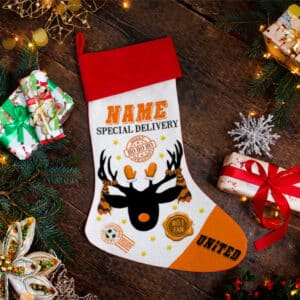 Personalised Dundee Utd Football Christmas Stocking RXS24
