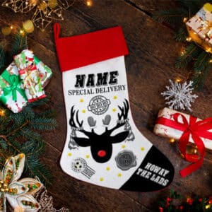 Personalised Newcastle Football Christmas Stocking RXS49