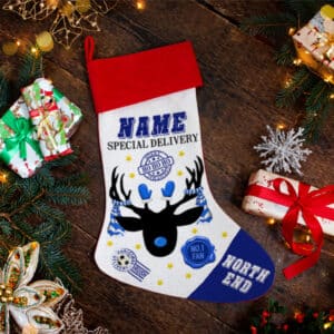 Personalised Preston Football Christmas Stocking RXS59