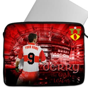 Personalised Derry Gaelic Football Laptop Sleeve iPad Case GA03