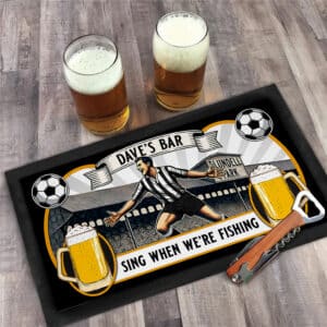 Personalised Grimsby Bar Runner Football Beer Mat SBR36