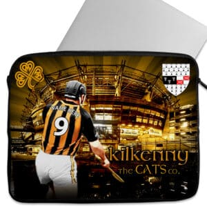 Personalised Kilkenny Gaelic Hurling Laptop Sleeve iPad Case GA10