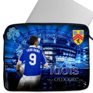 Personalised Laois Gaelic Football Laptop Sleeve iPad Case GA19