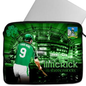 Personalised Limerick Gaelic Hurling Laptop Sleeve iPad Case GA11
