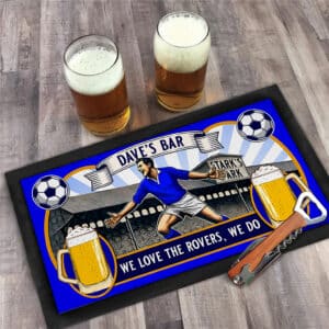 Personalised Raith Bar Runner Football Beer Mat SBR71