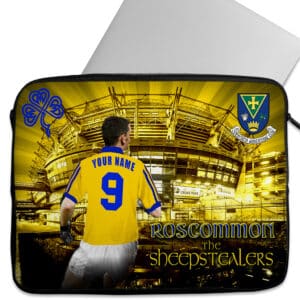 Personalised Roscommon Gaelic Football Laptop Sleeve iPad Case GA22