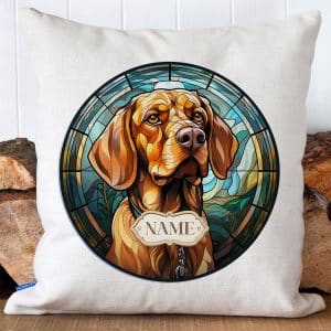 Personalised Bloodhound Dog Portrait Cushion Cover GDC12