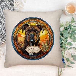 Personalised Cane Corso Dog Portrait Cushion Cover GDC26