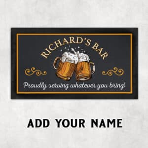 Personalised Bar Runner Beer Mat KBR26