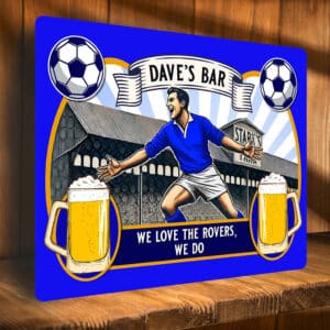 Personalised Raith Football Retro Stadium Beer Bar Metal Sign SBS71