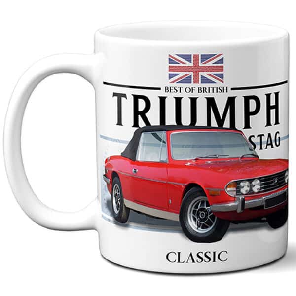 Personalised Triumph Stag Classic Car Mug & Coaster Set CLC53 - Image 7