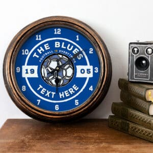 Personalised Chelsea Retro Football Fan Wall Clock FBC16