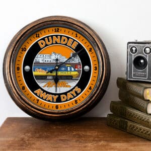 Personalised Dundee United Football Away Days Wall Clock FTC23
