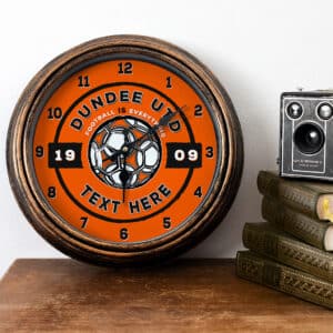 Personalised Dundee United Retro Football Fan Wall Clock FBC22